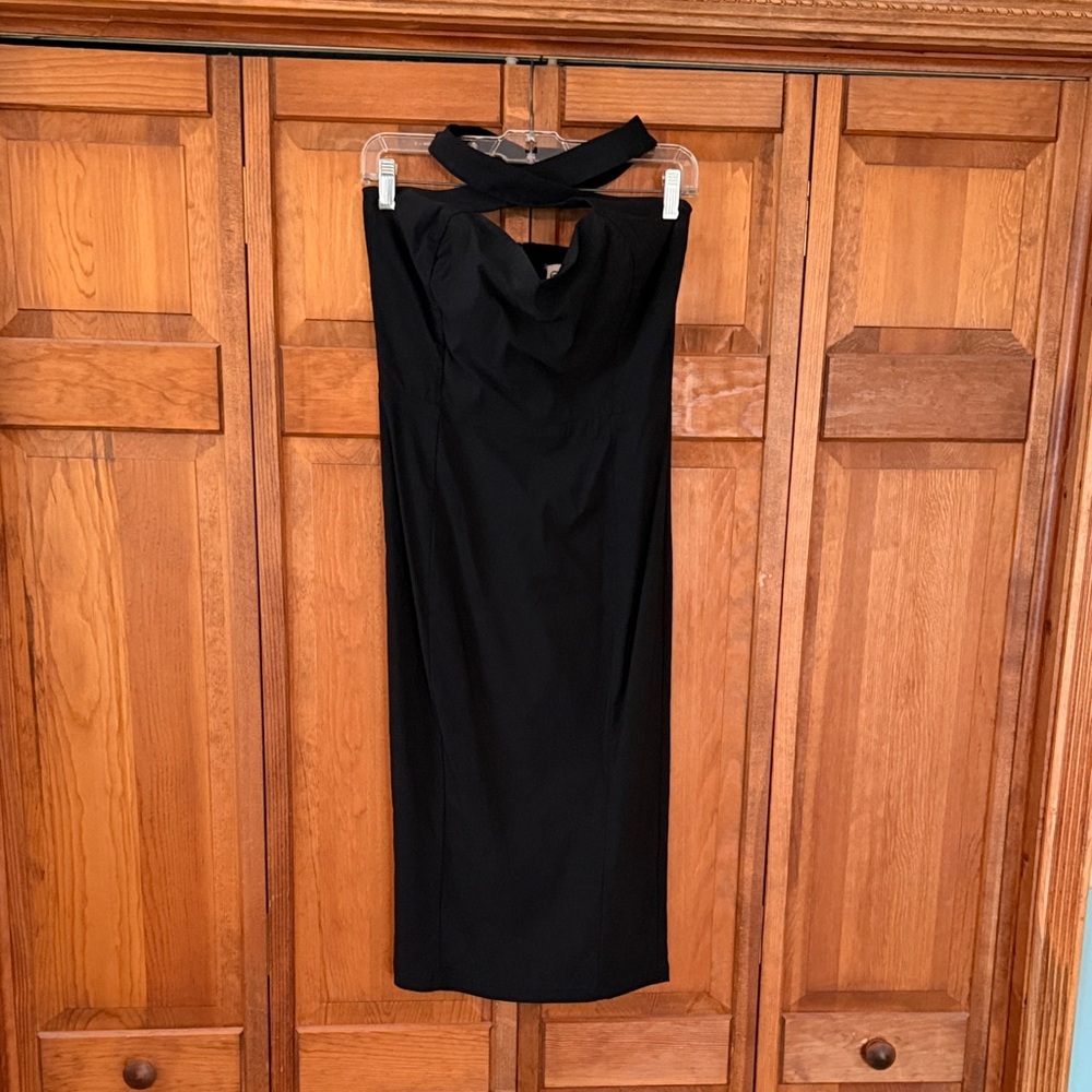 Collectif Elegant Black Strapless Dress